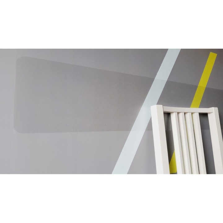 Mathey System védő dekorlemez, átlátszó, öntapadó, vízálló, 50x120cm