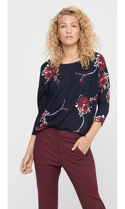 Női blúz, CSAK, 302986217, Poliészter, Antracitfekete