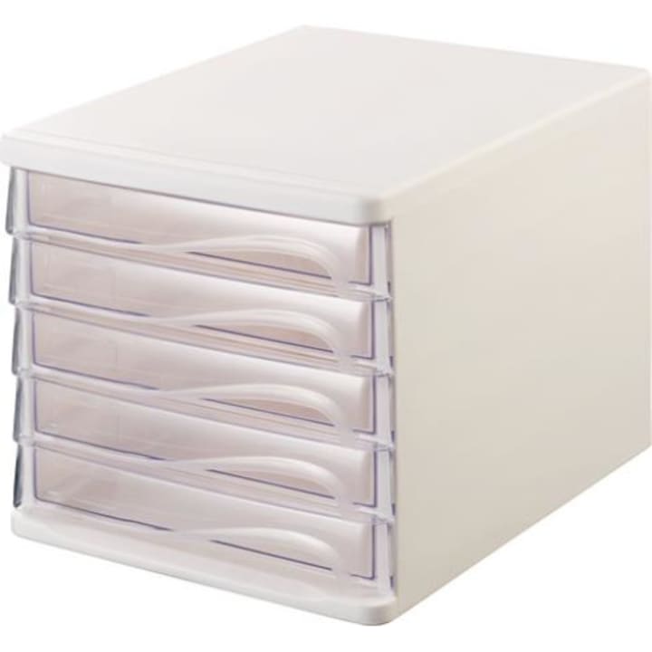 Suport documente, Helit, Plastic, Alb