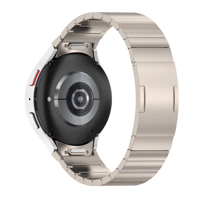 Titán szíj, MTP Titanium Band OneLink, Kompatibilis Samsung Galaxy Watch 5 Classic/Watch 5, szuper könnyű modell, titánszürke