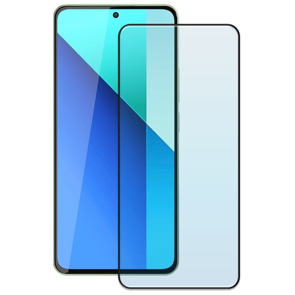 Folie din sticla securizata pentru Xiaomi Redmi Note 13 4G, HAMSTERBOX Glass Shield, Protectie completa ecran, Full face, Aplicare rapida, Case Friendly, Transparenta