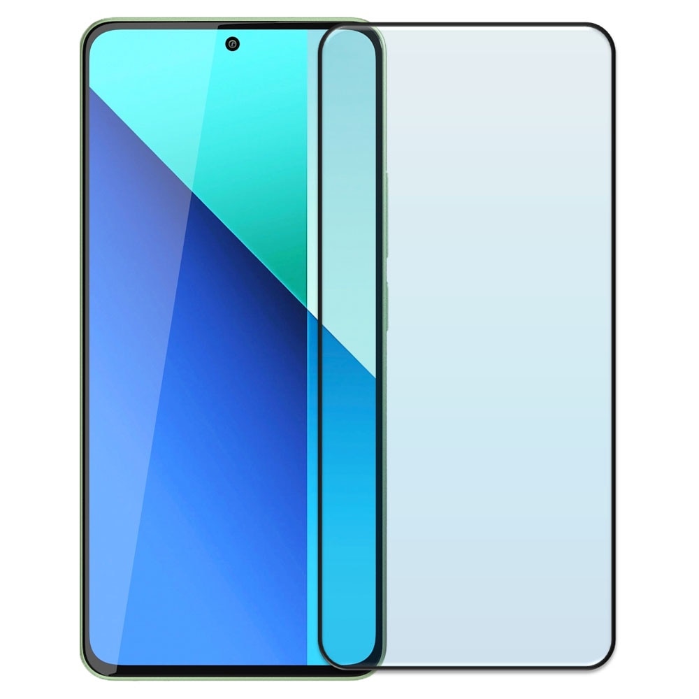 Folie din sticla securizata pentru Xiaomi Redmi Note 13 4G, HAMSTERBOX Glass Shield, Protectie completa ecran, Full face, Aplicare rapida, Case Friendly, Transparenta