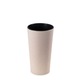 Set 2 Ghivece, Howhomely, Urbanika Eco Wood, Rezistente La Razele UV, Greutate Optima, Captuseli Detasabile, Ghiveci Mare Inaltime 57 cm, Diametru 30 cm, Ghiveci Mic Inaltime 46 cm, Diametru 25 cm, Alb