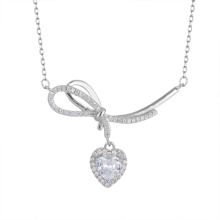 Colier dama, YISYNIM, Otel titan, Argintiu