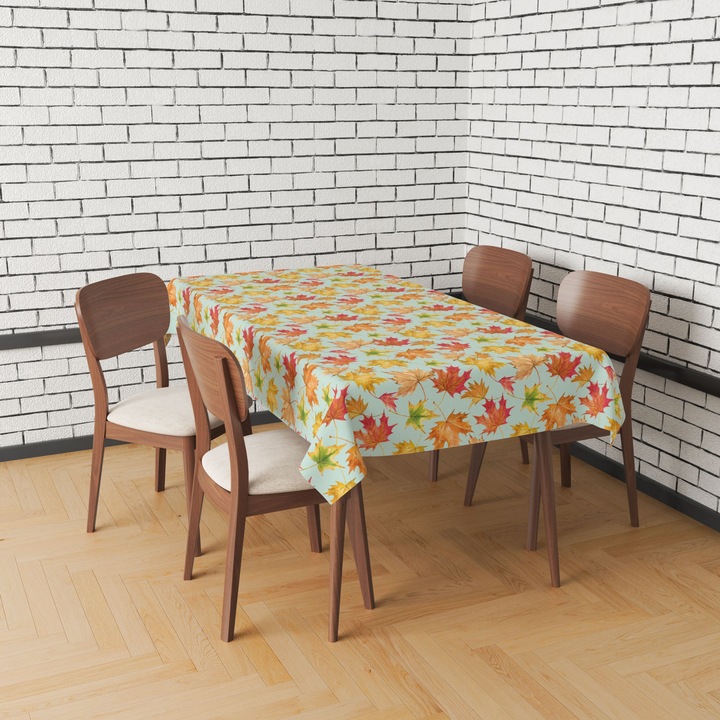 Abrosz, juharlevél 2, poliészter, téglalap, méret: 140 cm x 500 cm, TDX667/500