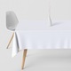 Fata De Masa, Homeview, Obw000, 140X180, 100% Poliester, 160G/M2, Impermeabil, Rezistent La Pete, Mat, Alb