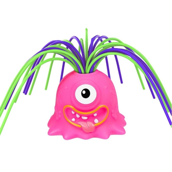 Интерактивна играчка, Космат крещящa играчка, 6 звука, 8 см, Розова