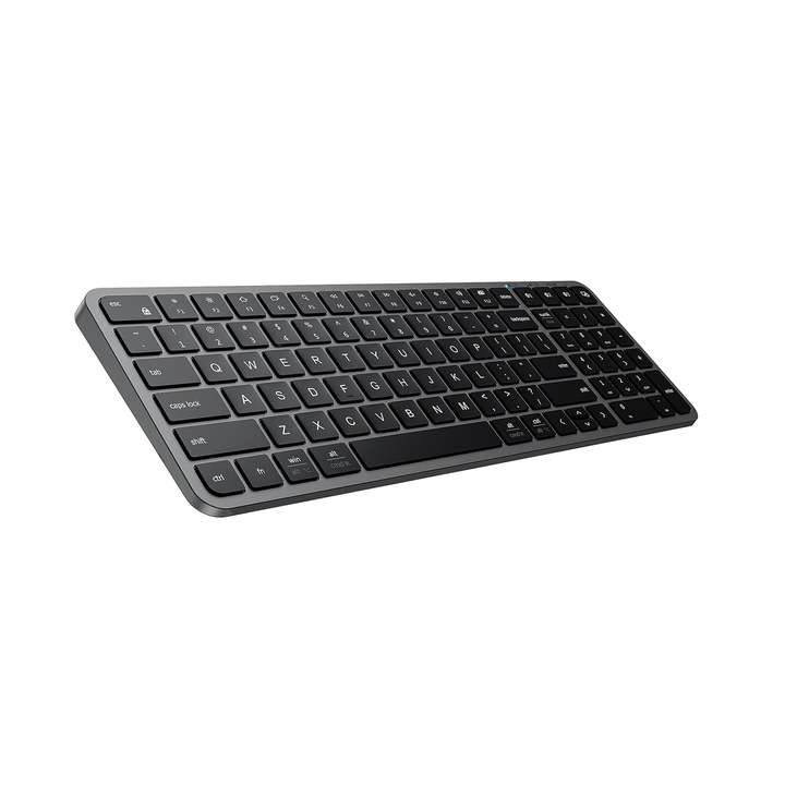 Tastatura Bluetooth iClever BK20, Dimensiune Compacta, Fara Fir, Multi Dispozitive, USB-C, Culoarea Negru