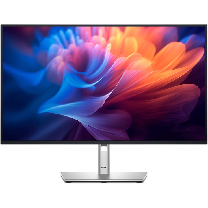 Dell P2725H IPS LED monitor, 27" 1920x1080, 16:9, 5ms GTG, 100Hz, HDMI DP VGA, Forgatható, Fekete/Ezüst
