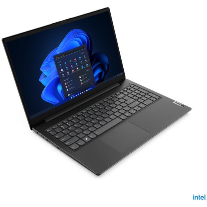 Lenovo V15 G4 Notebook, Intel Core i5 13420H, Intel UHD Graphics, 16 GB DDR4 Memória, 15.6 FullHD, 512 GB SSD, Fekete, Magyar billentyűzet, Billentyűzet világítás, Böngésző, Vírusirtó, Windows 11 Pro