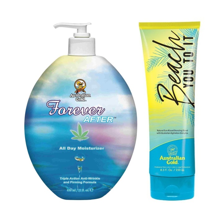Pachet pentru plaja, Australian Gold, Forever After 650ml + Beach You to It 250ml