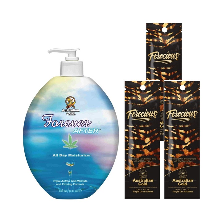 Strand csomag, Australian Gold, Forever After 650ml + Ferocious 15ml