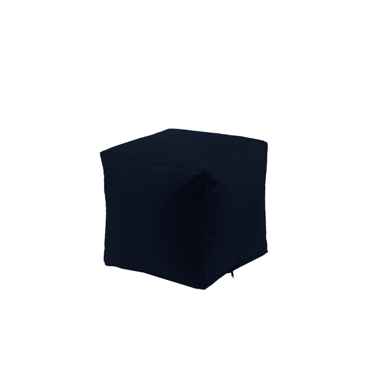 Kockaszék, vízálló anyagból - sötétkék
