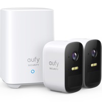 Sistem de supraveghere video eufyCam 2C Security wireless, HD 1080p, 2.1 MP, IP67, Nightvision, 2 camere video