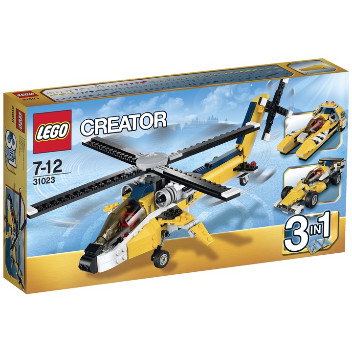 LEGO® Creator Vehicule galbene pentru curse 31023
