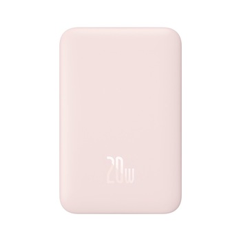 Acumulator extern Baseus Magnetic Mini Wireless 10.000 mAh roz