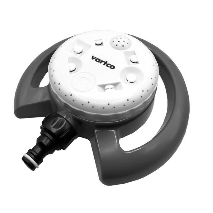 Разпръсквач Vartco Light Line LL01-027, 8 функции, 5 м, черно-бял