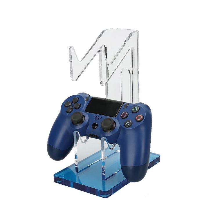 PadForce® kontroller tartó, kompatibilis Xbox, PS5, PS4, Switch, Headset, kábelrendező, 2 bővítőhely - Sötétkék