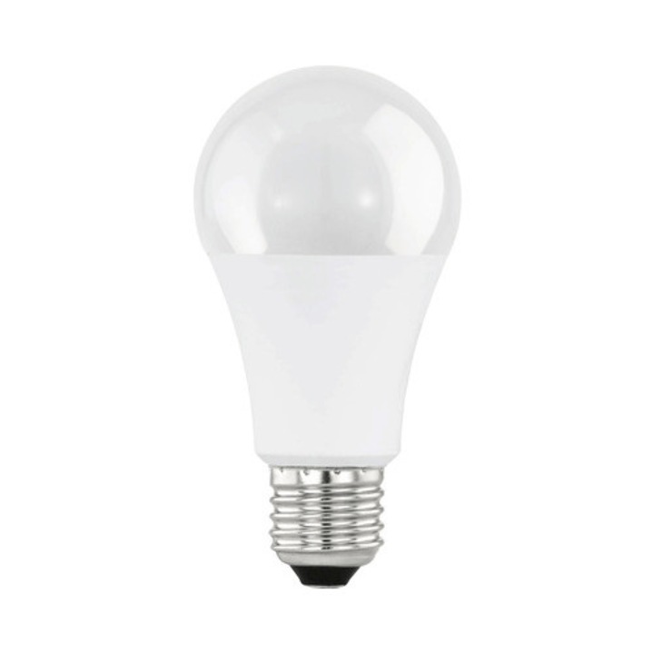 Led крушка със сензор за движение Eglo E27 9w 830 лумена, матов глобус A60, топла светлина