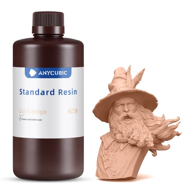 Anycubic Standard Bej Deschis 1kg 1l Rasina UV pentru imprimante 3D