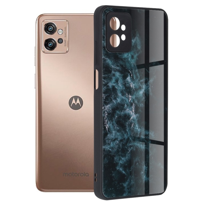 Калъф за Motorola Moto G32 - Techsuit Glaze Series - Blue Nebula