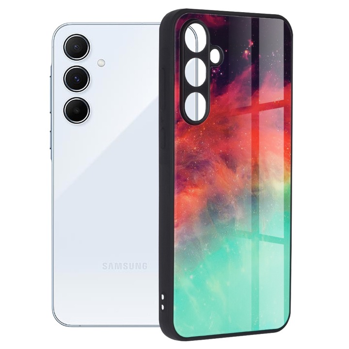 Кейс Techsuit, за Samsung Galaxy A55 5G - Glaze Series - Fiery Ocean