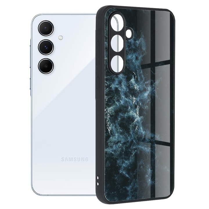 Кейс за Samsung Galaxy A55 5G - Techsuit Glaze Series - Blue Nebula