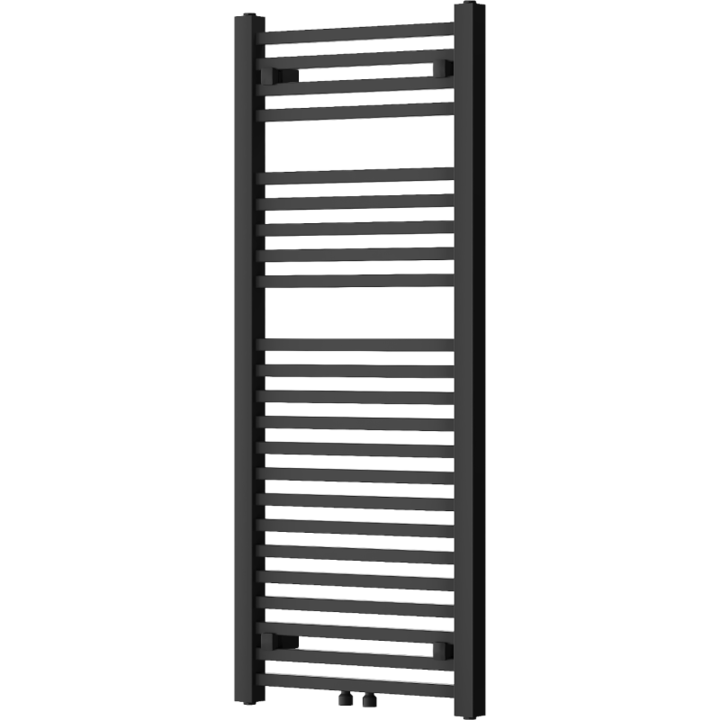 Mexen Pluton fürdőszobai radiátor 1200 x 500 mm, 616 W, fekete - W106-1200-500-00-70