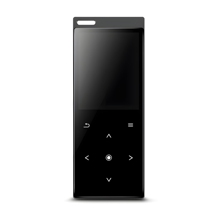 Mp3 lejátszó 64 GB Element-x® Bluetooth 5.2-vel, HiFi hang, véletlenszerű lejátszás, single loop, FM rádió, beépített HD hangszóró, felvevő, mini design, fekete