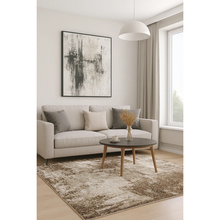 Covor Modern, Home Vista, Cappuccino 16115, Crem / Bej, 200x300 cm