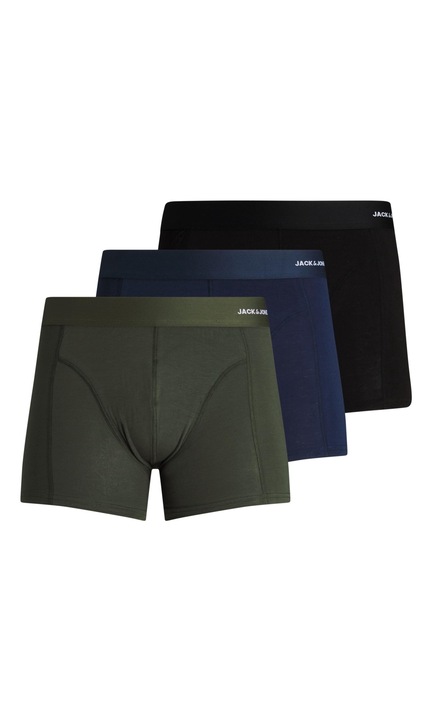 3 pár JACK & JONES férfi boxer készlet, 6561, pamut, Városi