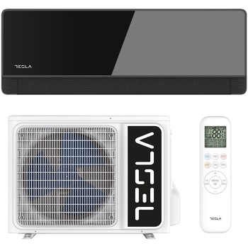 Aparat de aer conditionat Tesla Advance 12000 BTU WI-FI, Clasa A+++, functie I Feel, Filtru lavabil, flux aer 3D, Incalzire unitate externa, TA35MMGT, negru Aparat de aer conditionat Tesla Advance 12000 BTU WI-FI, Clasa A+++, functie I Feel, Filtru lavabil, flux aer 3D, Incalzire unitate externa, TA35MMGT, negru