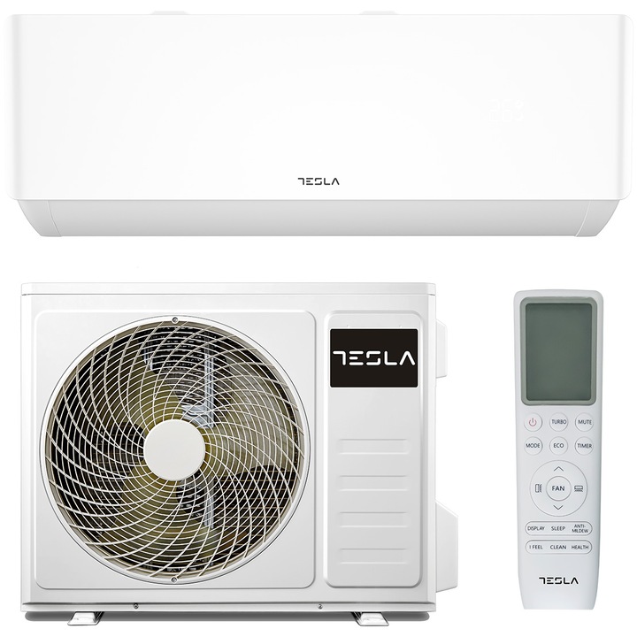 Tesla TT51TP91 Superior 18000 BTU WI-FI klíma, A+++ energiaosztály, I Feel funkció, mosható szűrő, 3D légáramlás, kültéri egység fűtése, fehér