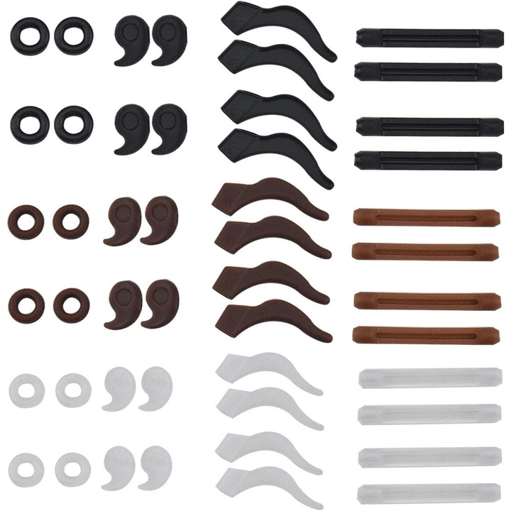 Set accesorii ochelari, Nybgyy, antialunecare, multicolor