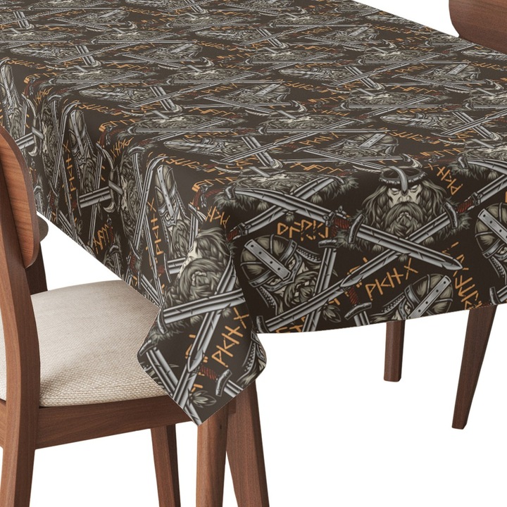 Abrosz, Viking kardok, Poliészter, Téglalap, Méret: 140 cm x 500 cm, TDX652/500