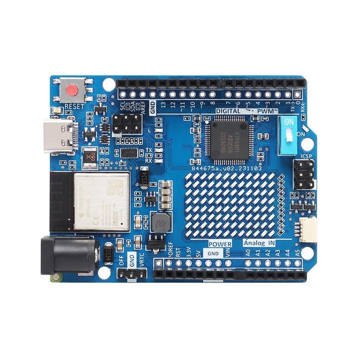 Arduino Uno R4 съвместима платка за разработка, WiFi, Bluetooth, LED матрица, 12x8, ESP32-S3