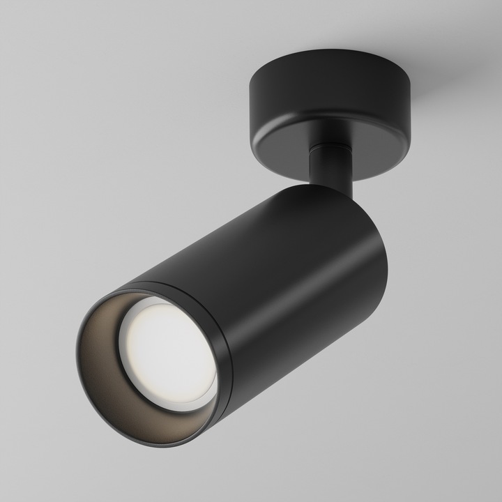 Lampa de tavan Maytoni Technical Focus, Negru, GU10 10W