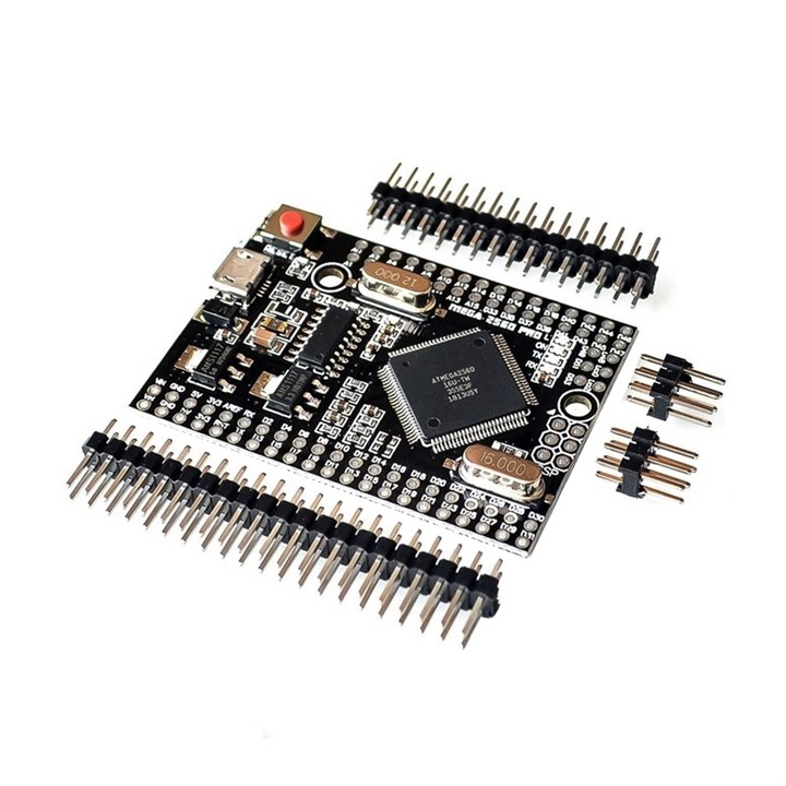 Placa de dezvoltare electronica, Mega 2560 Pro, ATmega2560, microUSB, 38x55mm