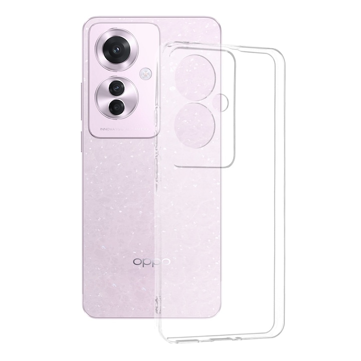 ΠΠ΅ΠΉΡ Π·Π° Oppo Reno11 F, Techsuit Clear Silicone, Transparent