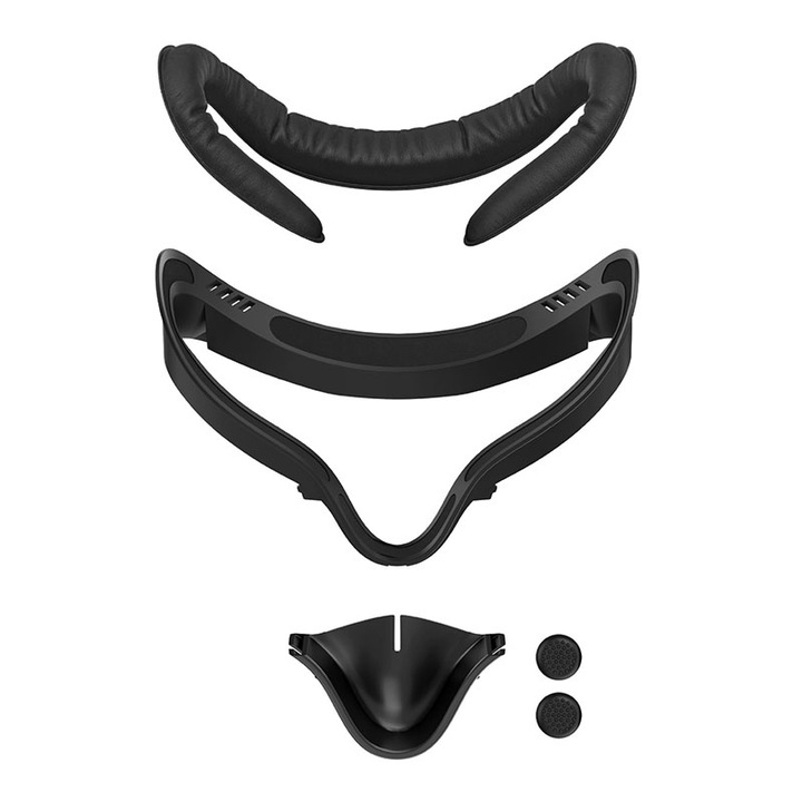 Játéktartozék, Rqiurpn, Oculus Quest 2-höz, Víz- és porálló, Egyedülálló lélegző kialakítás, Fekete