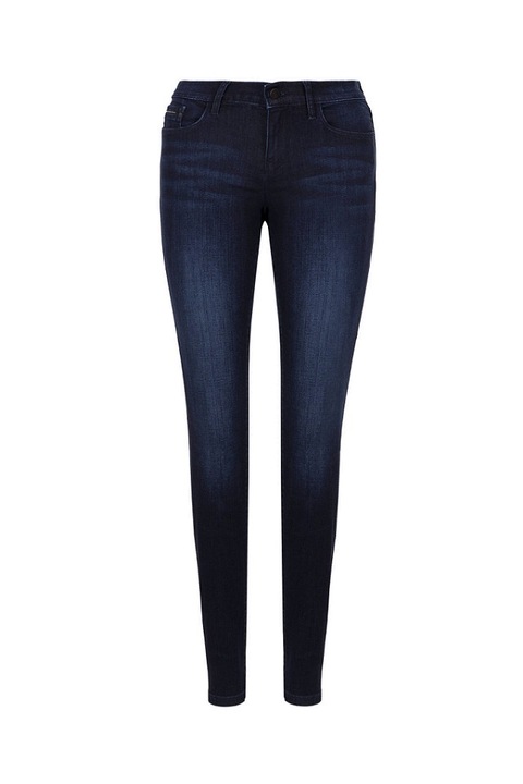 Blugi dama skinny, Calvin Klein Jeans, Wonder Dark, Albastru indigo