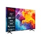 TCL LED TV 75V6B, 189 cm, Smart Google TV, 4K Ultra HD, E energiaosztály