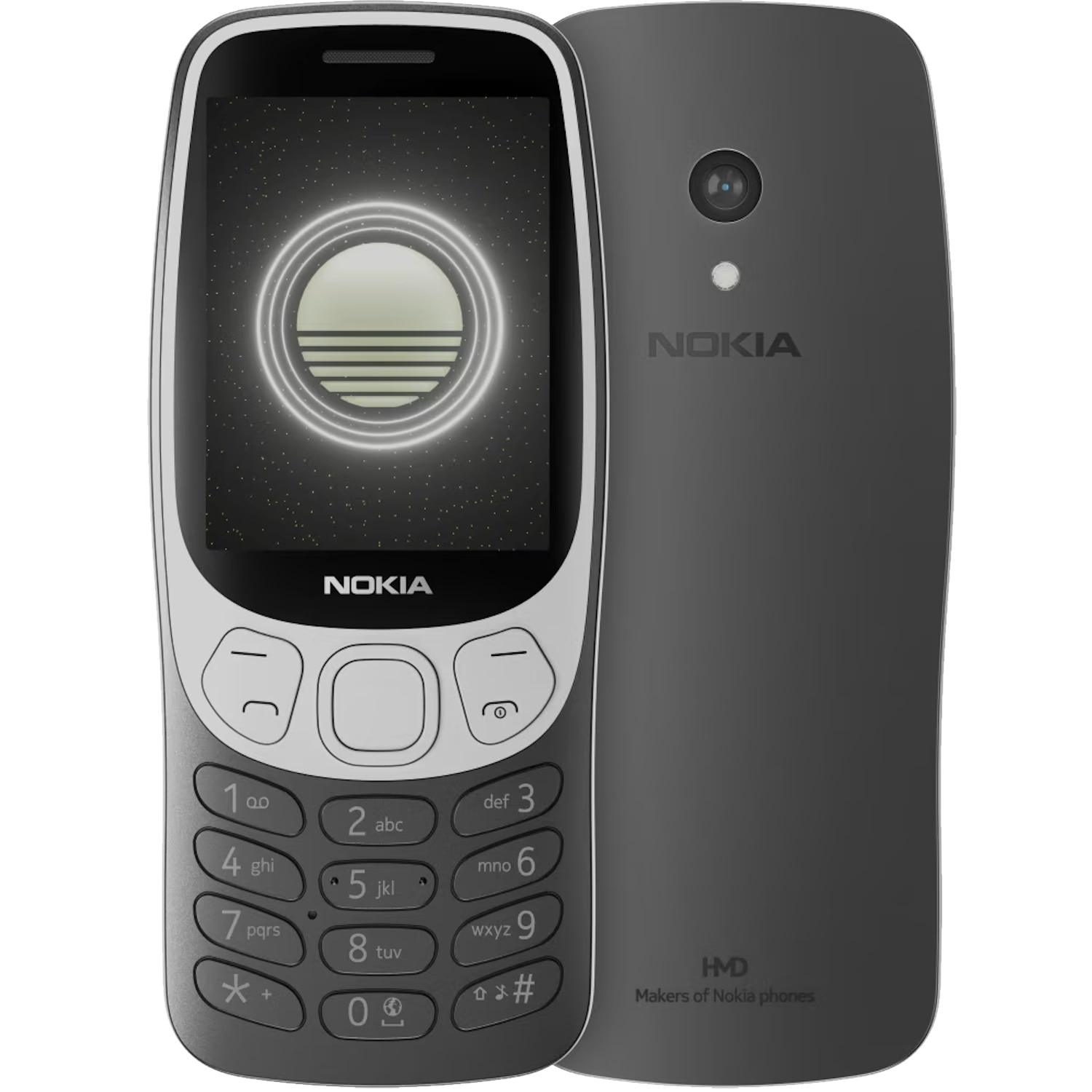 Telefon mobil Nokia 3210 (2024), Dual SIM, 4G, Grunge Black