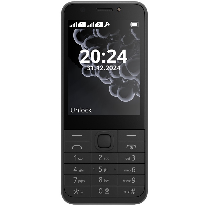 Telefon mobil Nokia 230 (2024), 2.8", Dual SIM Black