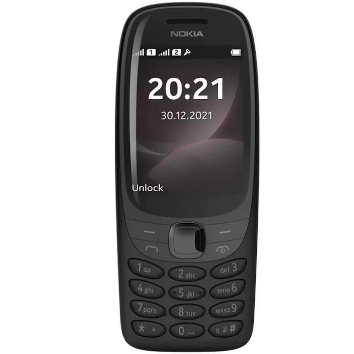 Мобилен телефон Nokia 6310 (2024), 2.8", Dual SIM, Black