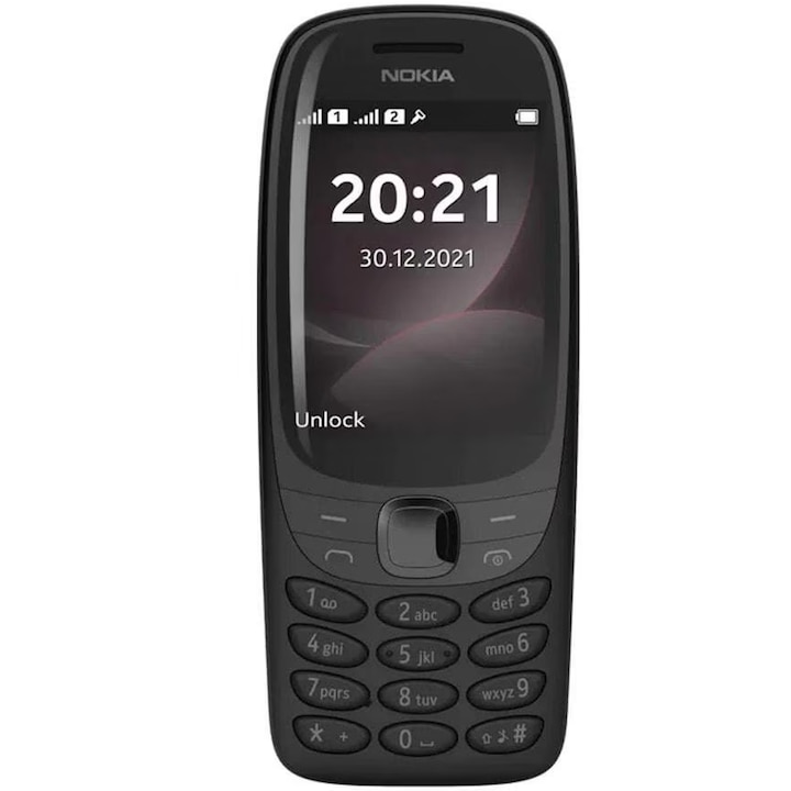 Telefon mobil Nokia 6310 (2024), 2.8", Dual SIM, Black