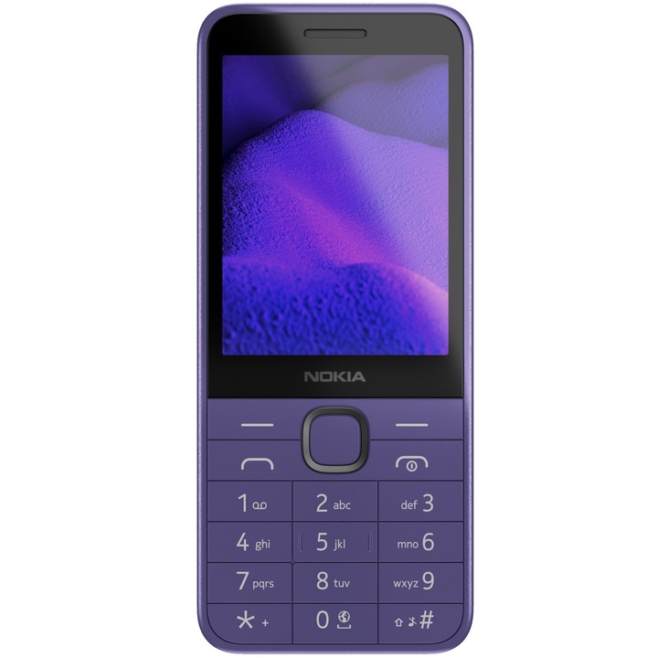Мобилен телефон Nokia 235 (2024), 2.8", 4G, Purple