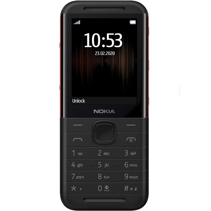 Telefon mobil Nokia 5310 (2024), 2.8", Dual SIM, Black Red
