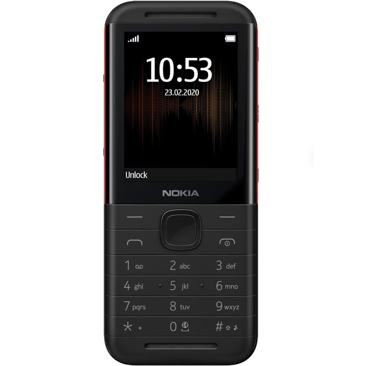 Мобилен телефон Nokia 5310 (2024), DualSIM, Black/Red