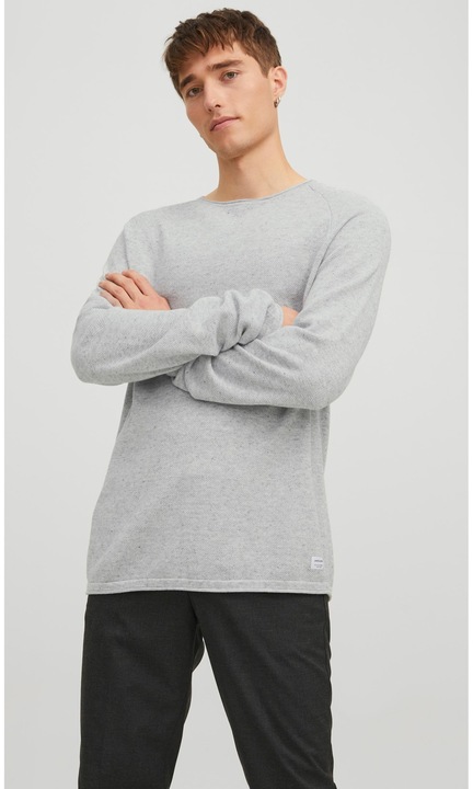JACK & JONES férfi pulóver, 170010, Pamut, XL INTL, Sima